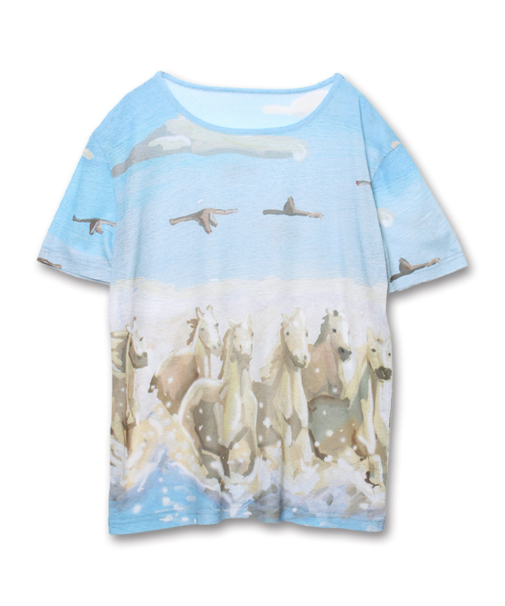 Common noun HORSE シアー　トップス HORSE