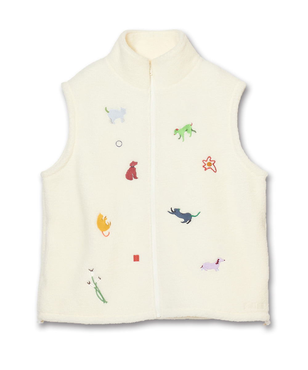 【かなたん】ボアベスト CAT