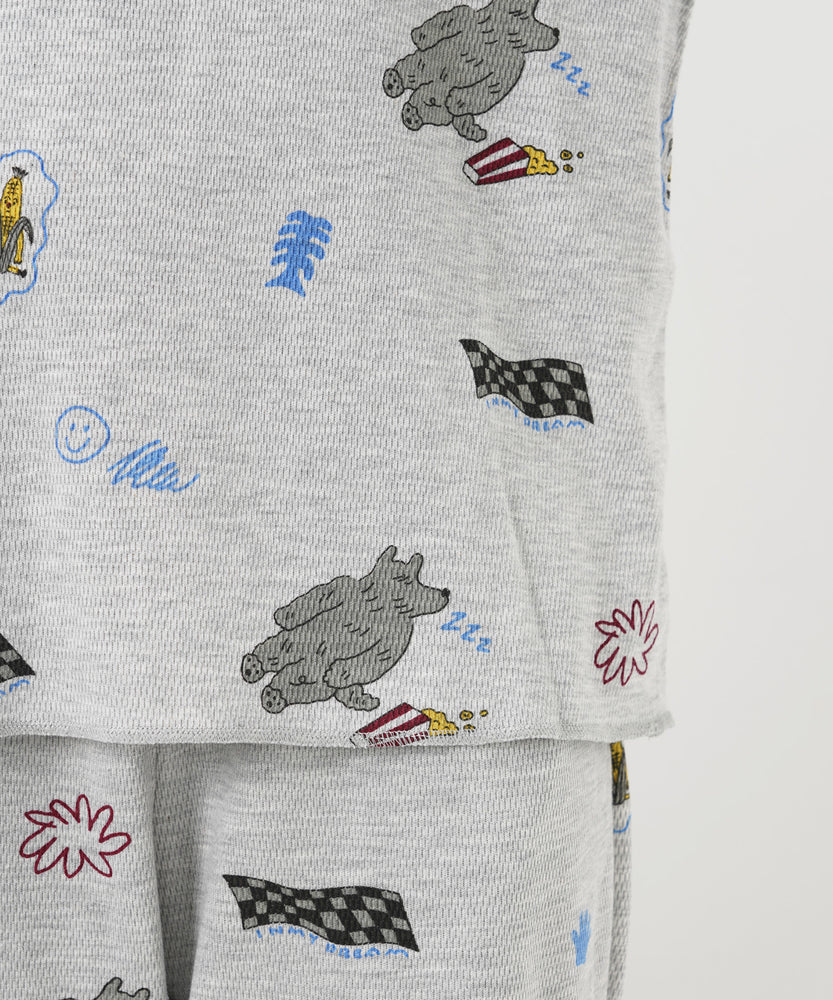 "CAT"＆"DOG" norahi サーマルトップス