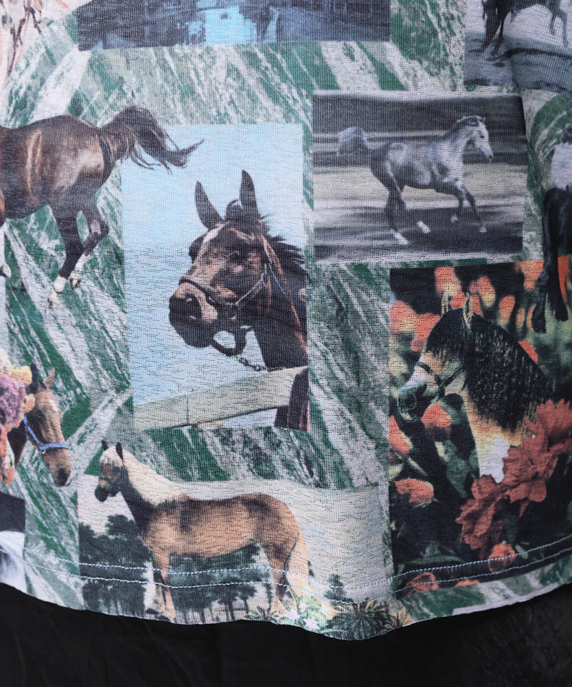 "HORSE" Yumi Matsushita シアートップス半袖