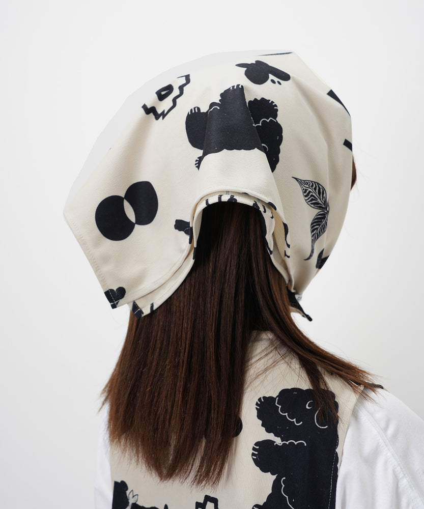 "CAT"＆"DOG" Kana Akiyama コーデュロイバンダナ