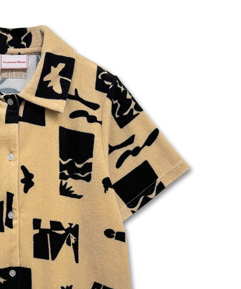 〈先行受注〉"SEA" Yuta Mihira パイル半袖シャツ