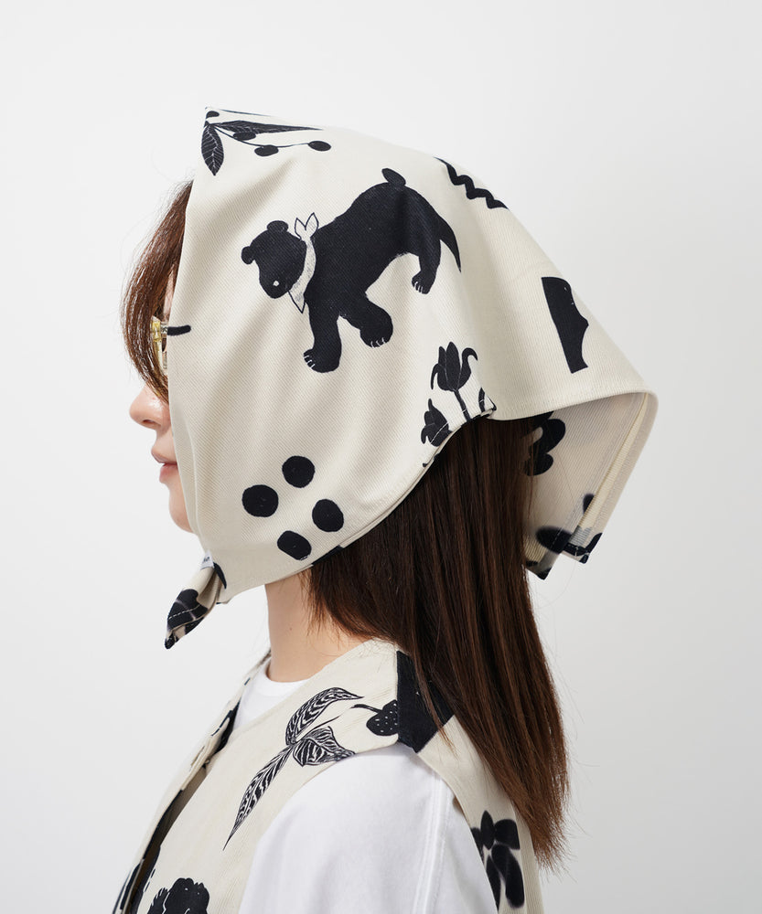 "CAT"＆"DOG" Kana Akiyama コーデュロイバンダナ