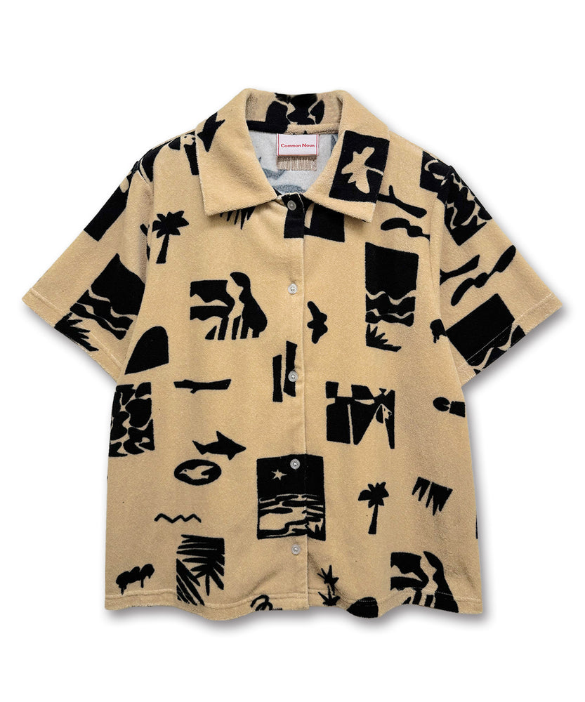 〈先行受注〉"SEA" Yuta Mihira パイル半袖シャツ