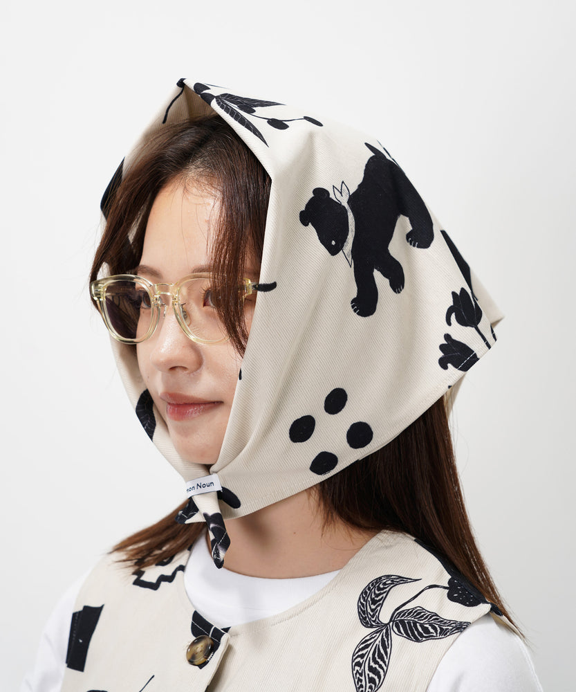 "CAT"＆"DOG" Kana Akiyama コーデュロイバンダナ