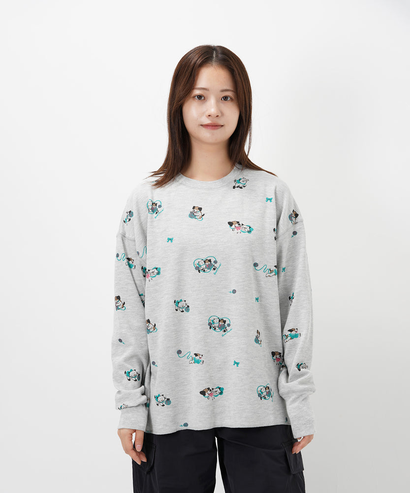 "CAT"＆"DOG" Midori Nakajima サーマルトップス