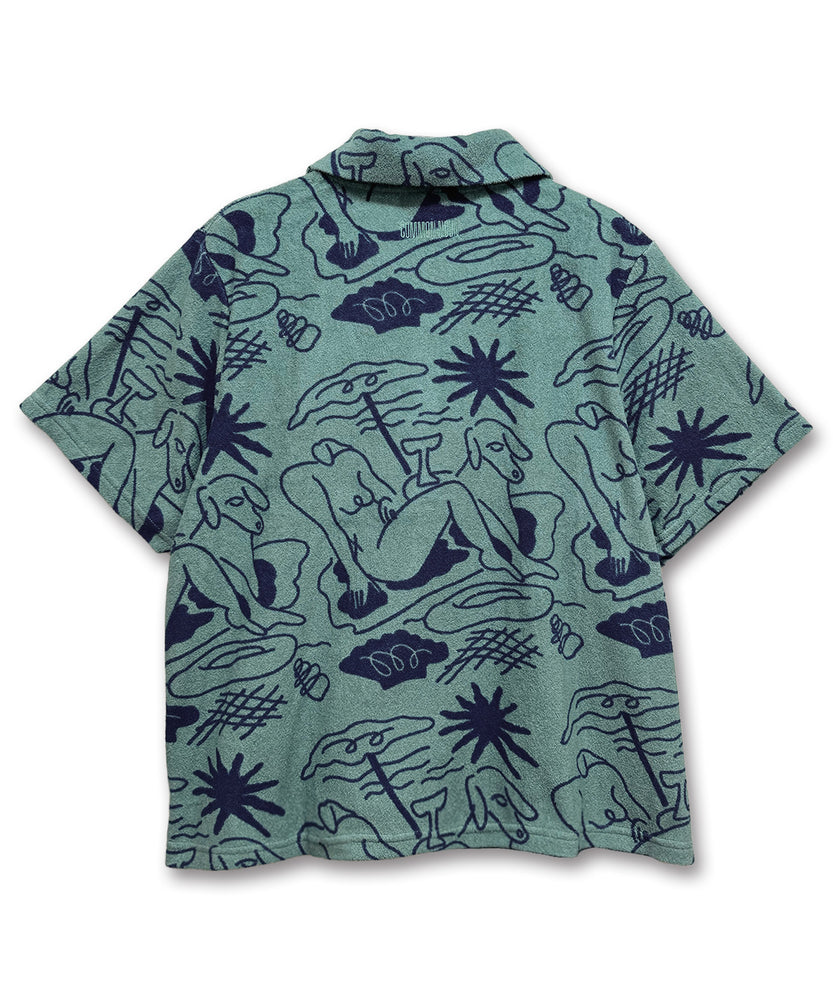 〈先行受注〉"SEA" norahi パイル半袖シャツ