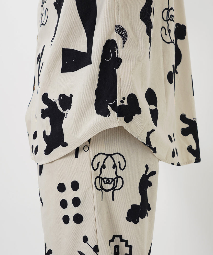 "CAT"＆"DOG" Kana Akiyama コーデュロイシャツ