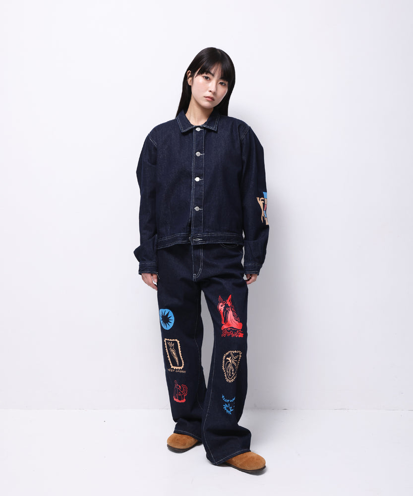 "HORSE" norahi デニムパンツ