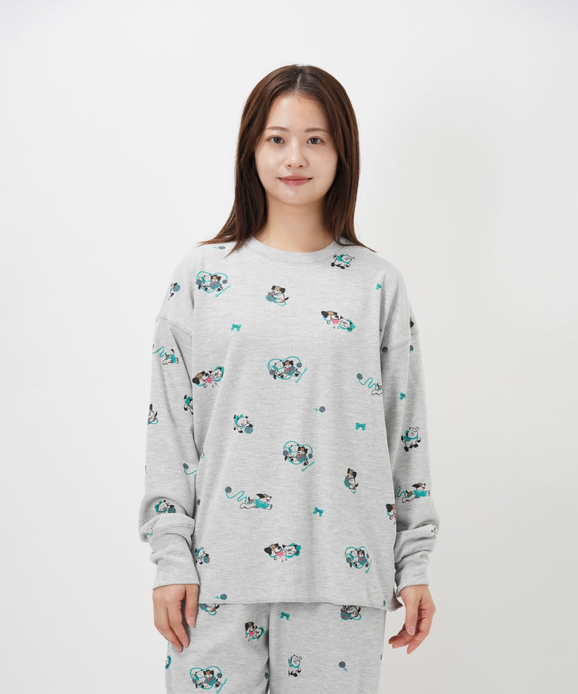 "CAT"＆"DOG" Midori Nakajima サーマルトップス