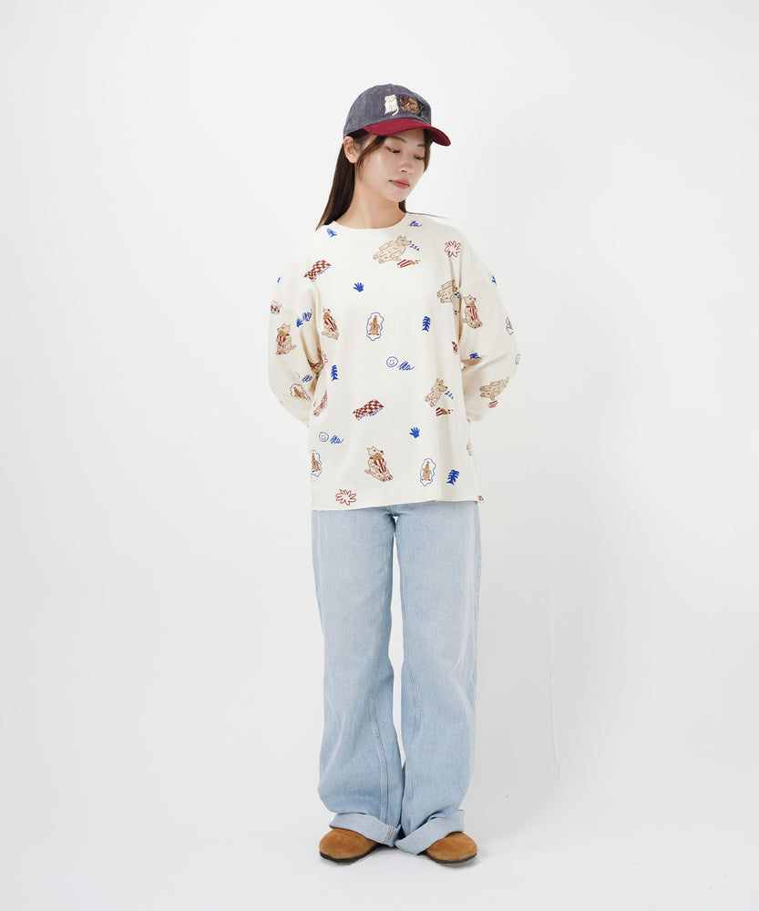 "CAT"＆"DOG" norahi サーマルトップス