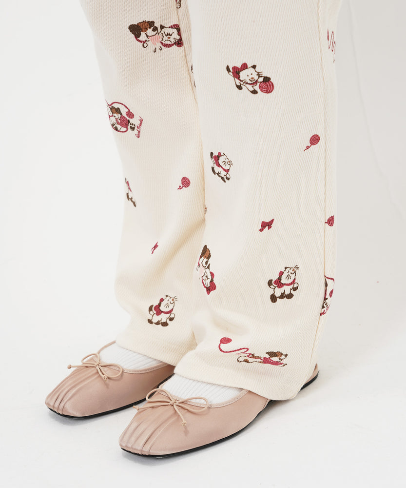 "CAT"＆"DOG" Midori Nakajima サーマルパンツ