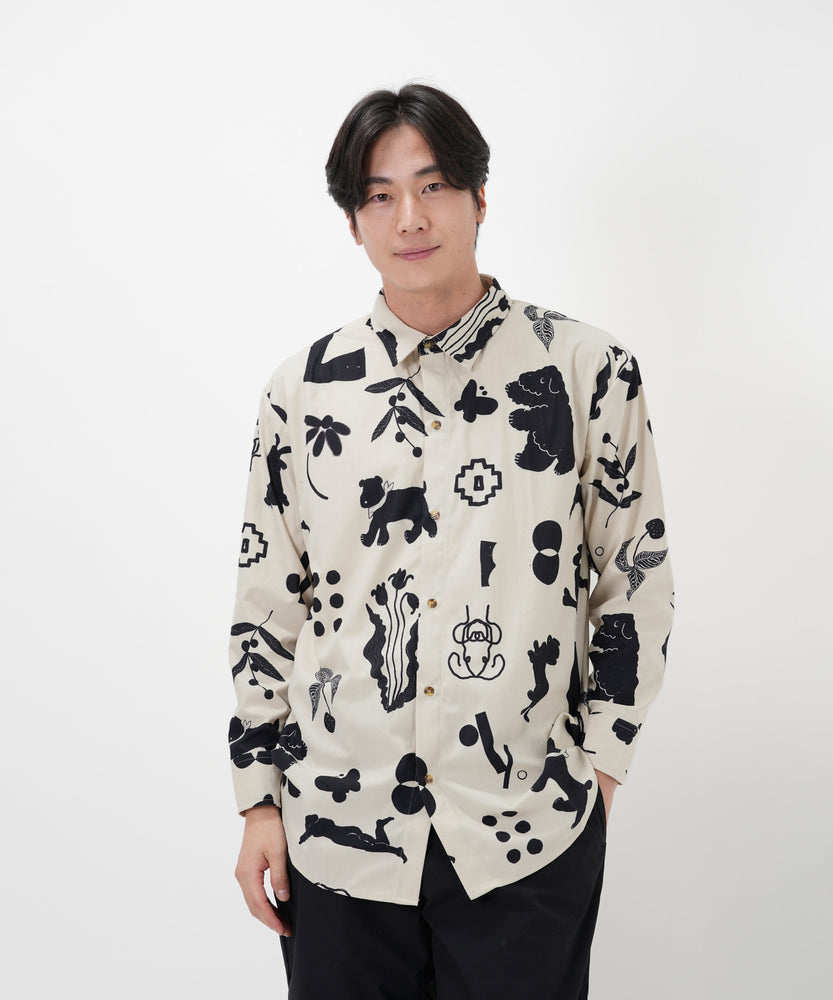 "CAT"＆"DOG" Kana Akiyama コーデュロイシャツ