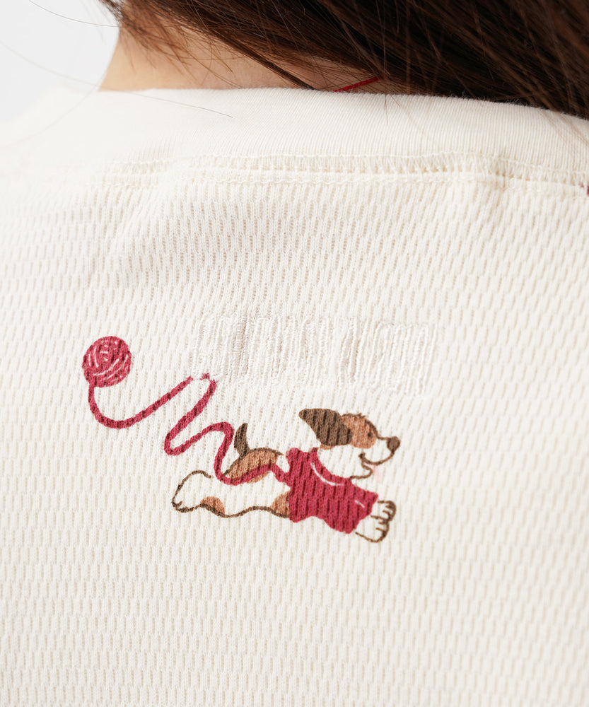 "CAT"＆"DOG" Midori Nakajima サーマルトップス