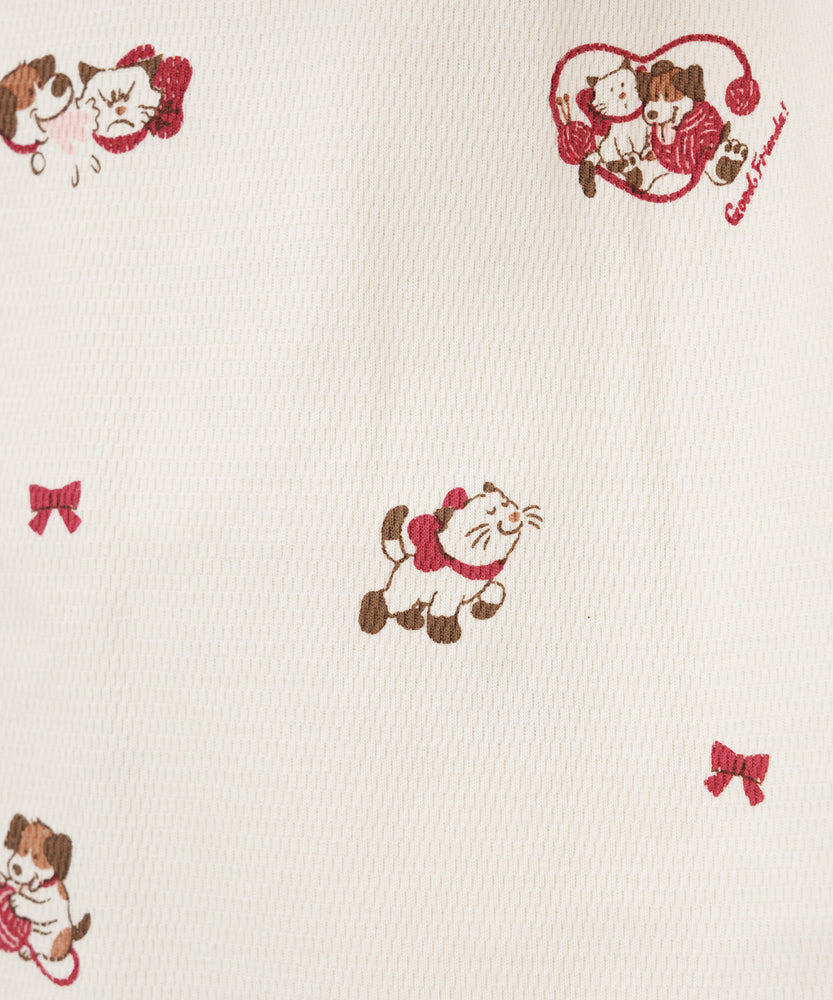 "CAT"＆"DOG" Midori Nakajima サーマルトップス