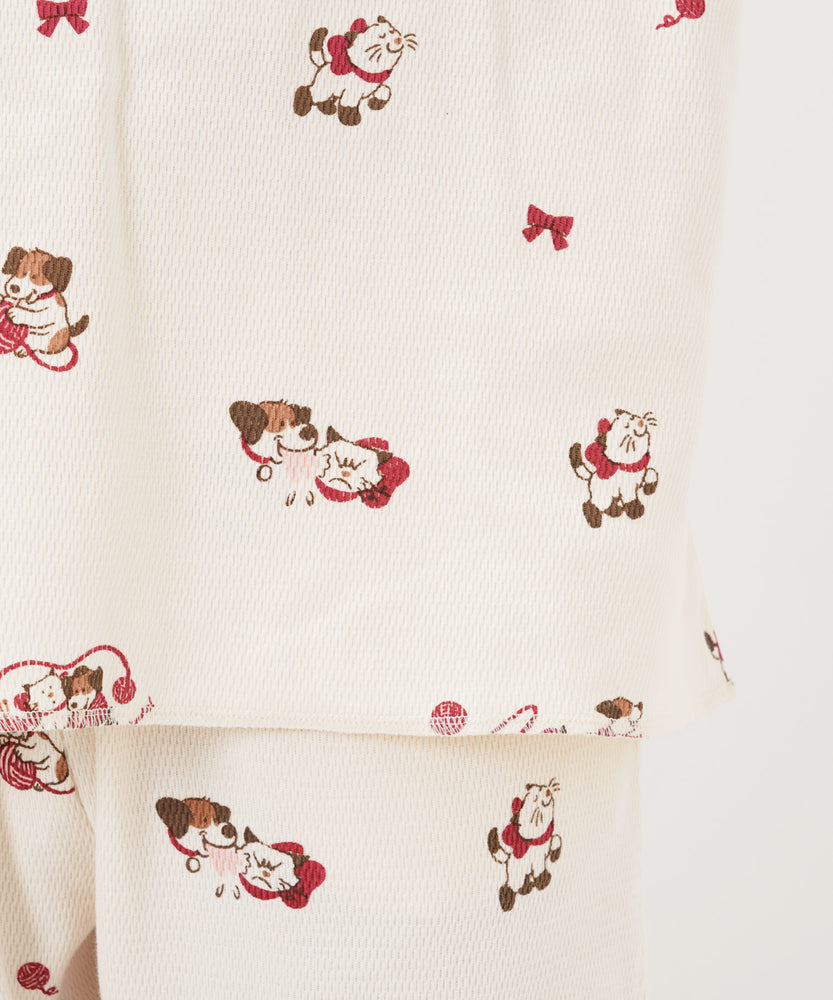 "CAT"＆"DOG" Midori Nakajima サーマルトップス