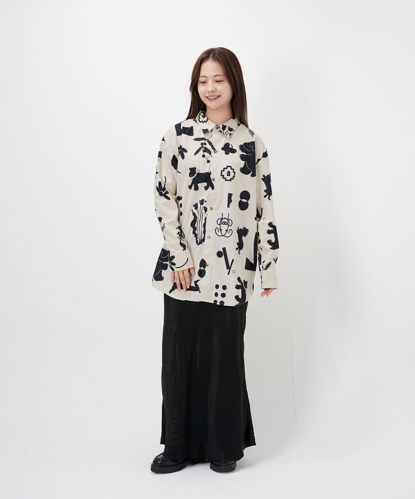 "CAT"＆"DOG" Kana Akiyama コーデュロイシャツ