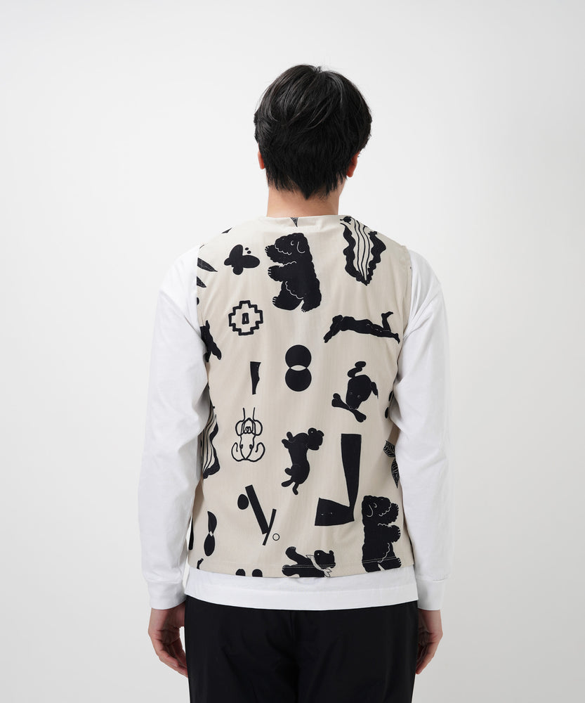 "CAT"＆"DOG" Kana Akiyama コーデュロイベスト