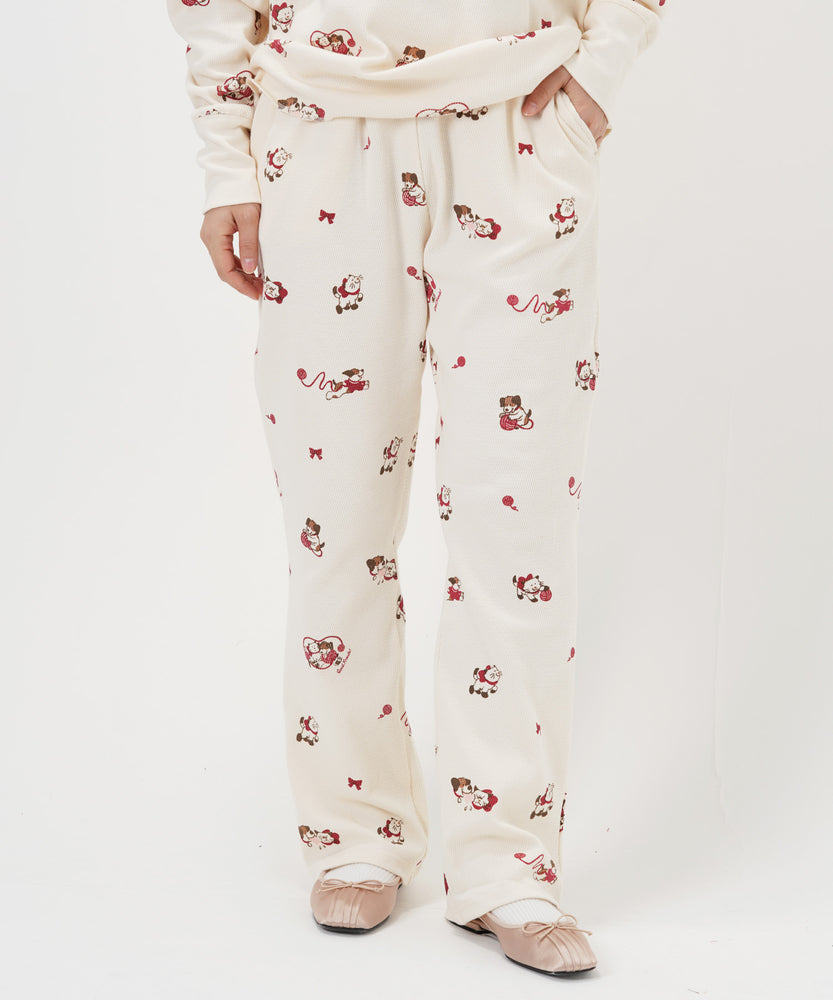 "CAT"＆"DOG" Midori Nakajima サーマルパンツ