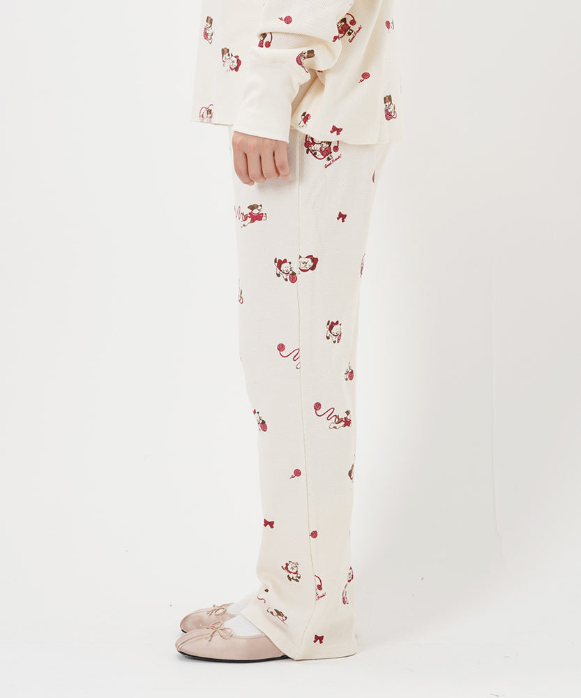 "CAT"＆"DOG" Midori Nakajima サーマルパンツ