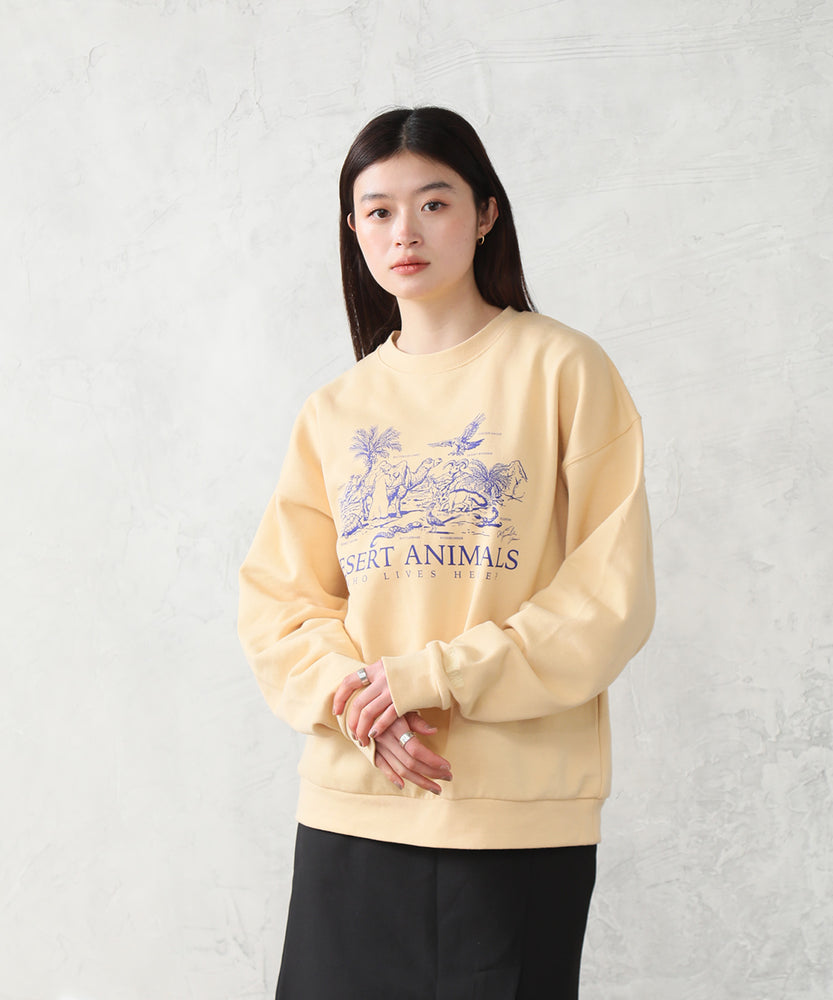 "ANIMAL" hirochika machida クルースウェット