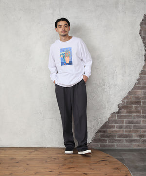 "FLOWER" Ran Miyazaki 天竺ロンT