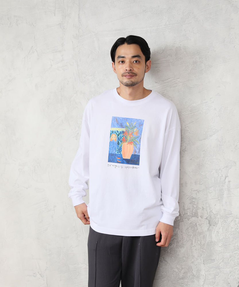 "FLOWER" Ran Miyazaki 天竺ロンT