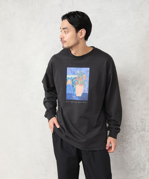 "FLOWER" Ran Miyazaki 天竺ロンT