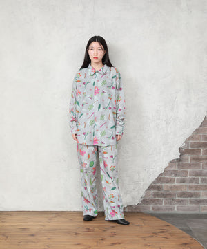 "FLOWER" Ran Miyazaki 布帛パンツ