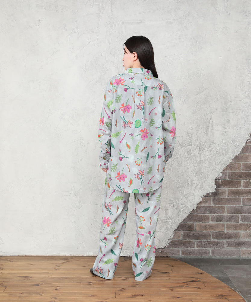 "FLOWER" Ran Miyazaki 布帛パンツ