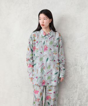 "FLOWER" Ran Miyazaki 長袖シャツ