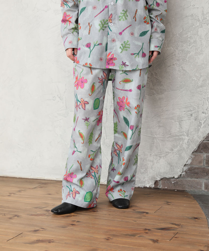 "FLOWER" Ran Miyazaki 布帛パンツ