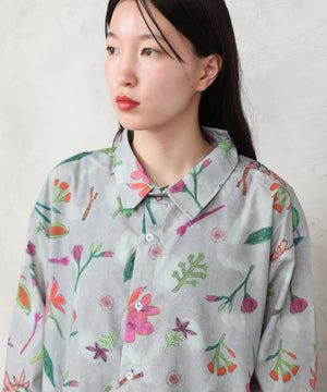 "FLOWER" Ran Miyazaki 長袖シャツ