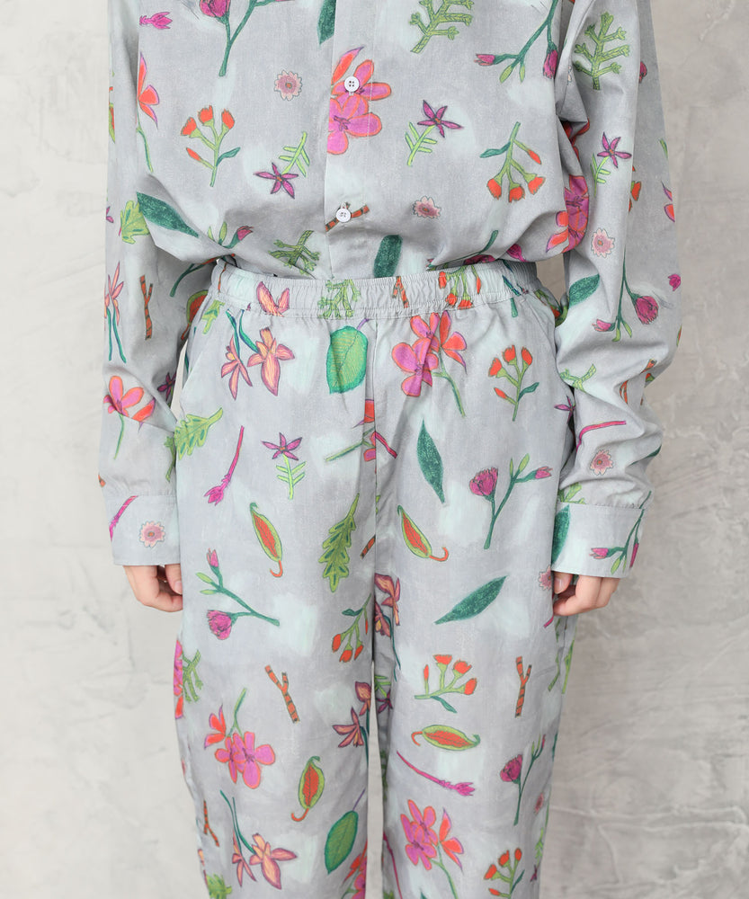 "FLOWER" Ran Miyazaki 布帛パンツ