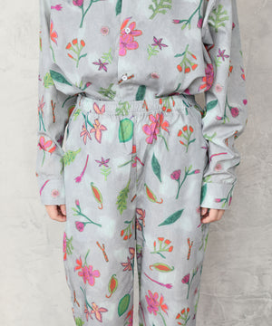 "FLOWER" Ran Miyazaki 布帛パンツ