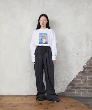 "FLOWER" Ran Miyazaki 天竺ロンT