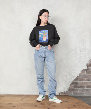 "FLOWER" Ran Miyazaki 天竺ロンT