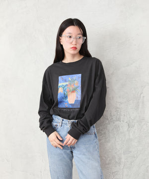 "FLOWER" Ran Miyazaki 天竺ロンT