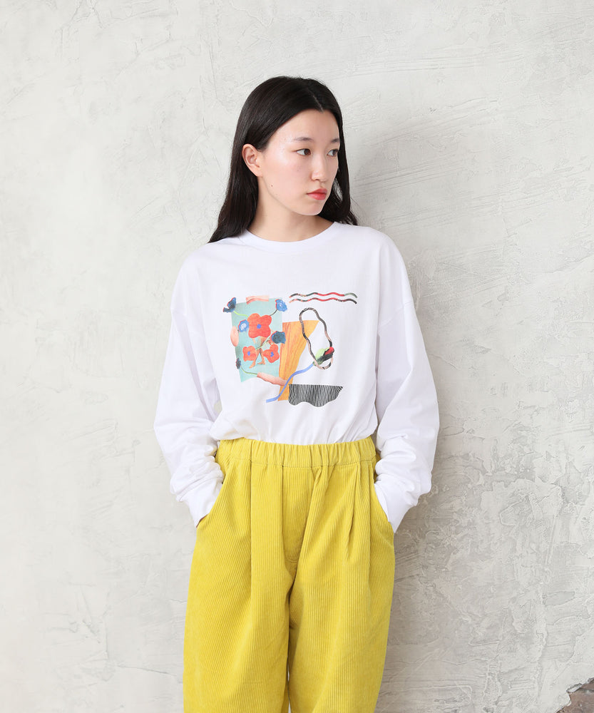 "FLOWER" Yumi Matsushita 天竺ロンT