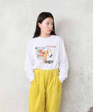 "FLOWER" Yumi Matsushita 天竺ロンT