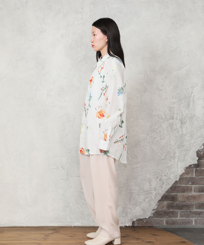 "FLOWER" Kana Akiyama 長袖シャツ Flower
