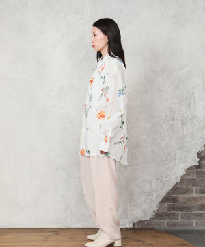 "FLOWER" Kana Akiyama 長袖シャツ Flower