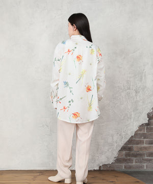 "FLOWER" Kana Akiyama 長袖シャツ Flower