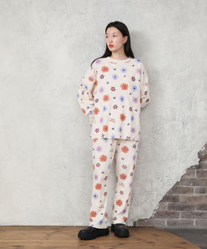 "FLOWER" Shiomi Wada ワッフルパンツ