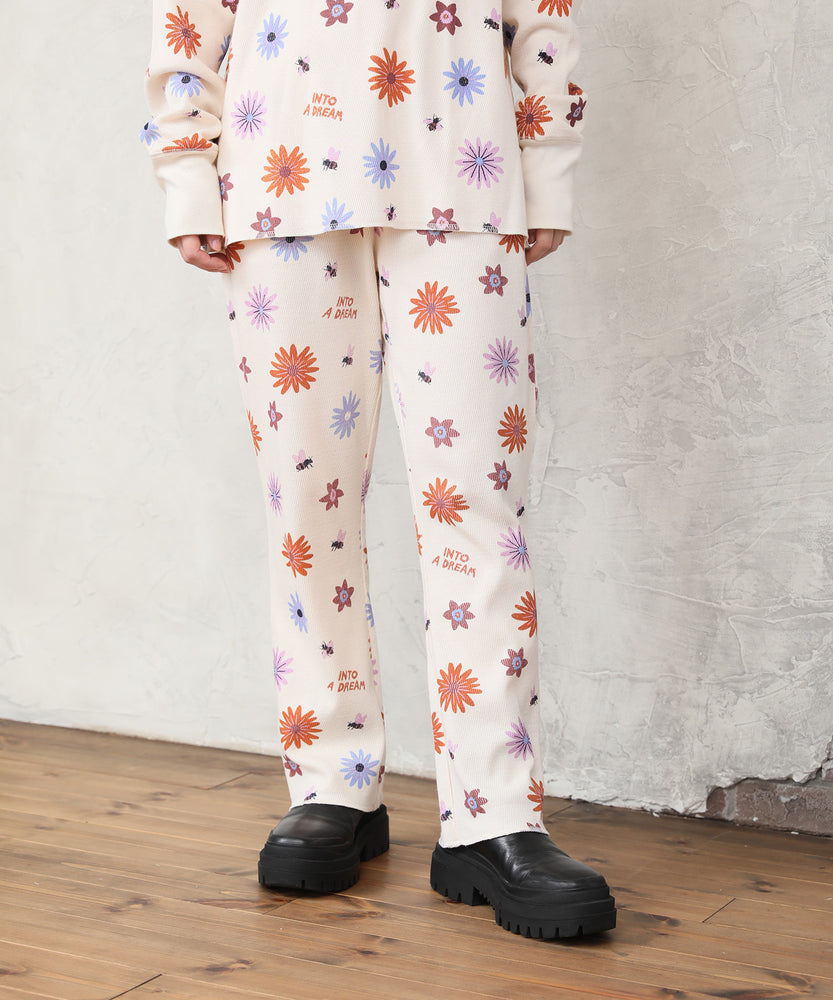 "FLOWER" Shiomi Wada ワッフルパンツ