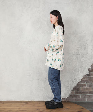 "FLOWER" norahi ワッフルドルマンTee Flower