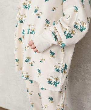 "FLOWER" norahi ワッフルドルマンTee Flower
