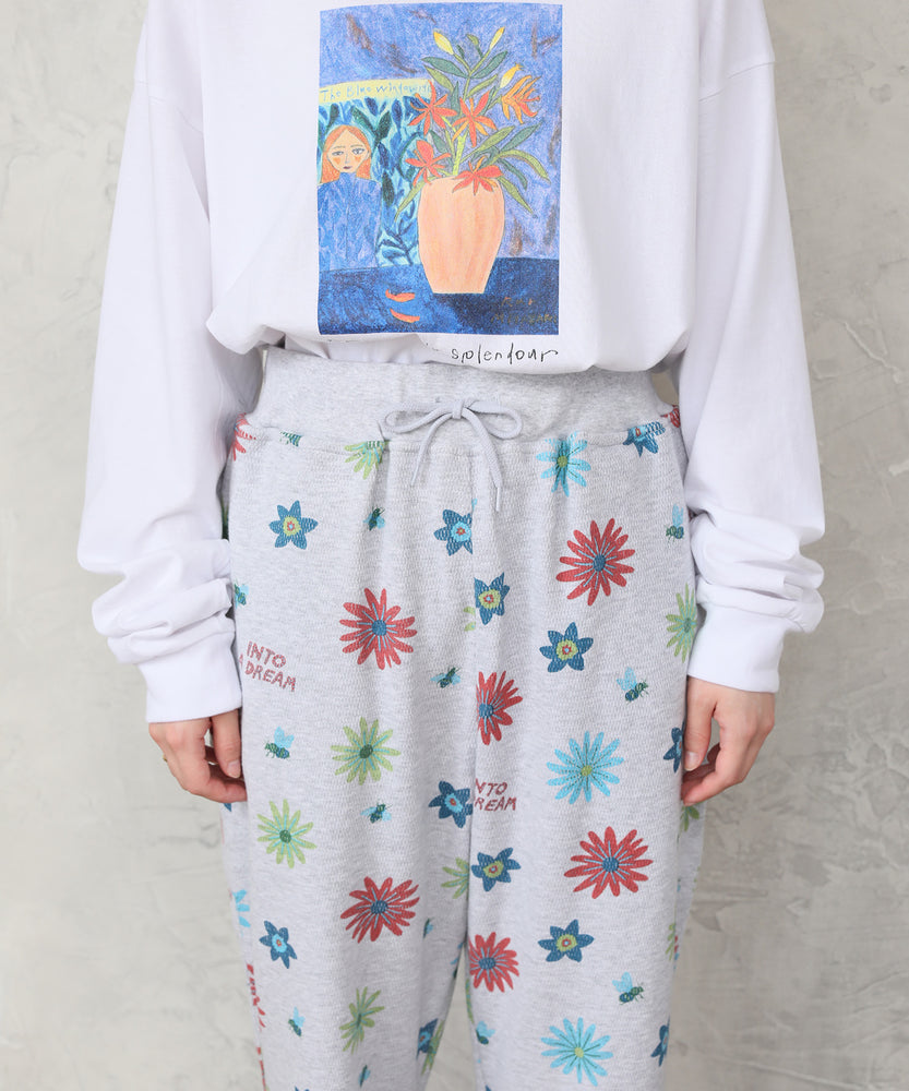 "FLOWER" Shiomi Wada ワッフルパンツ