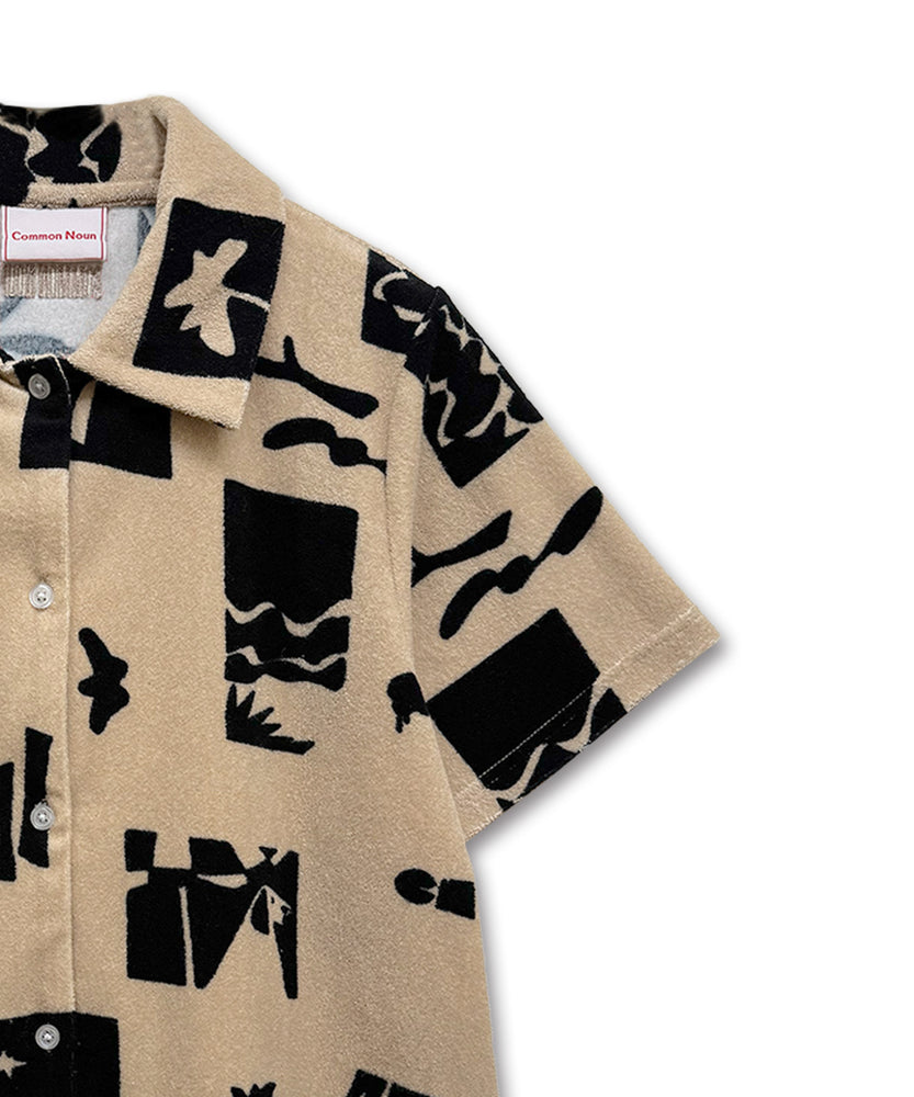 〈先行受注〉"SEA" Yuta Mihira パイル半袖シャツ