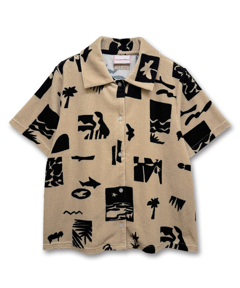 〈先行受注〉"SEA" Yuta Mihira パイル半袖シャツ